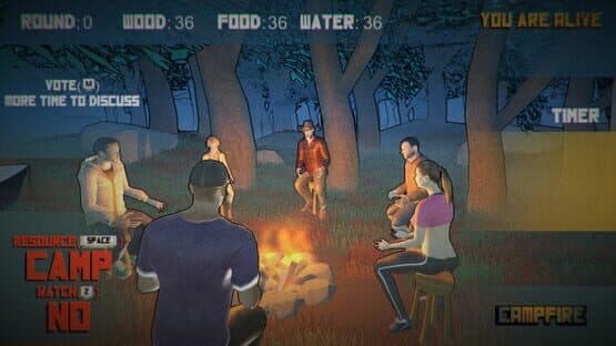 Campfire: One of Us Is the Killer — screenshot 1