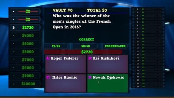Trivia Vault: Tennis Trivia — screenshot 2