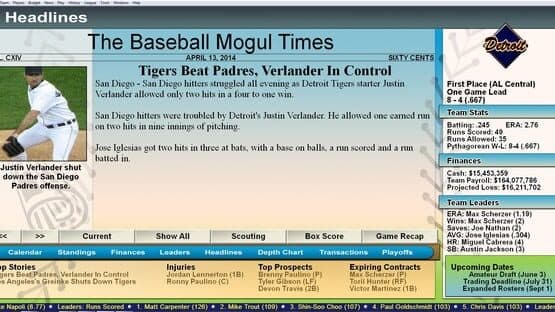 Baseball Mogul 2015 — screenshot 4